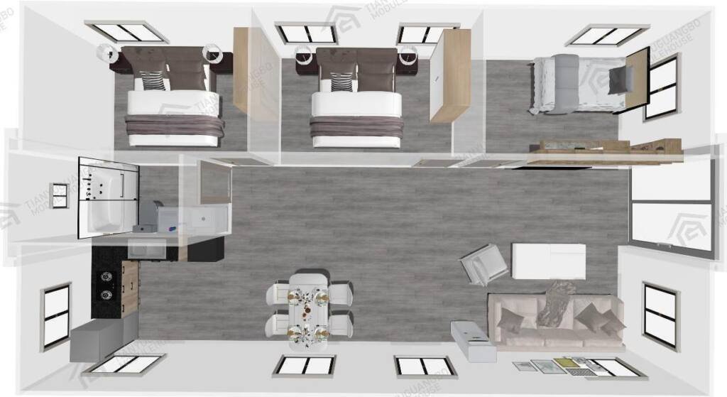 3 Bedroom container house